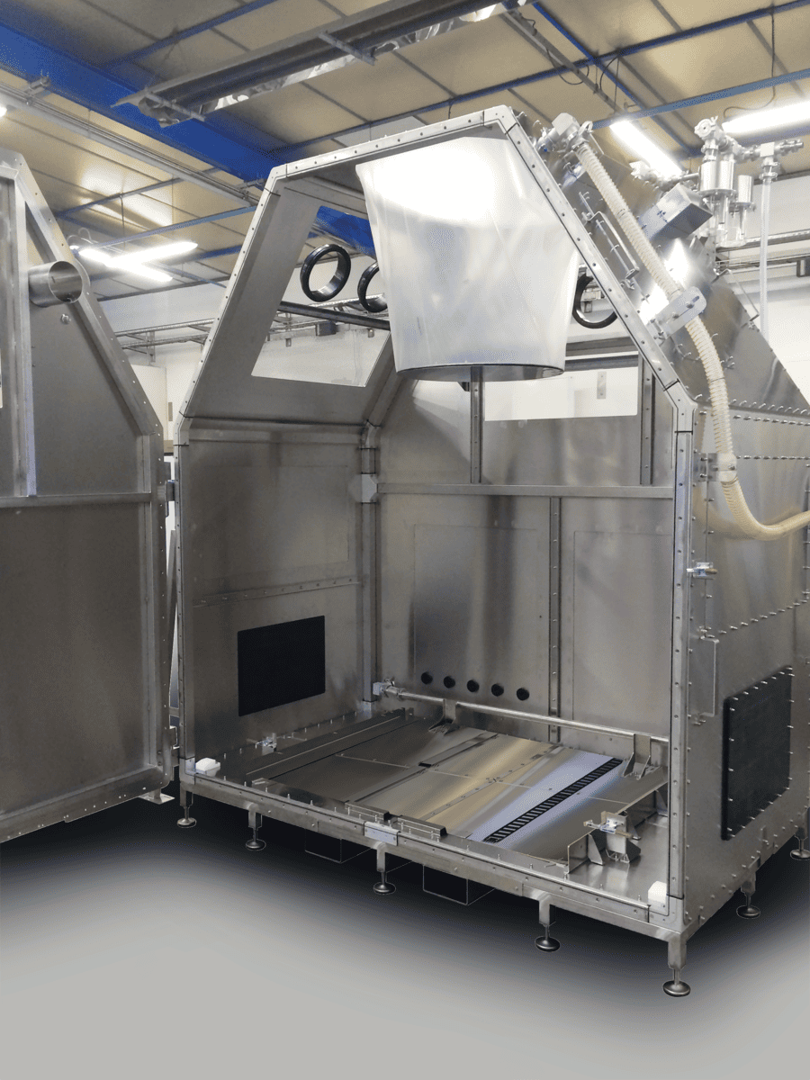 Jacomex Inert Gas Large Glovebox System Under Positive Or Negative Pressure