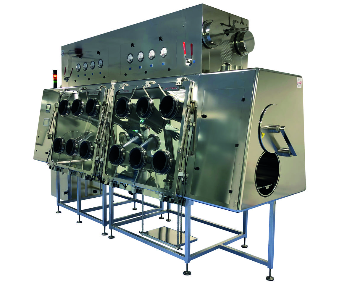 Jacomex High Integrity Containment Glovebox System Under Negative Pressure Filtered Air